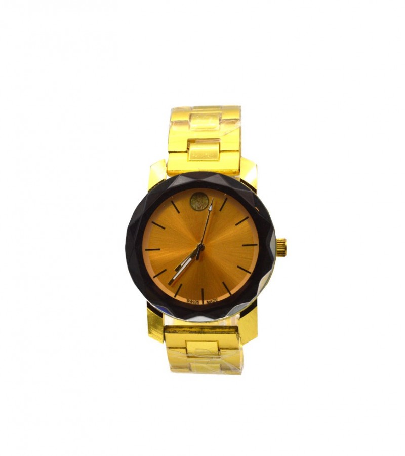 Stylish Golden Watch For Men