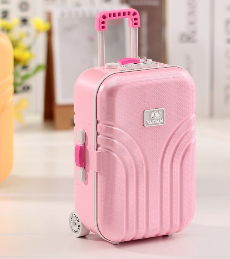 Suitcase Style Music Box Jewelry Storage Box Rotating Ballerina Girl for Kid Toys Gift
