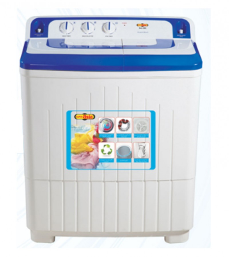 Super Asia SA-280 Grand Wash Twin Tub Washing Machine | 10 KG