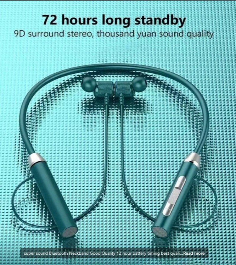 super sound Bluetooth Neckband Good Quality 12 hour battery timing best quality