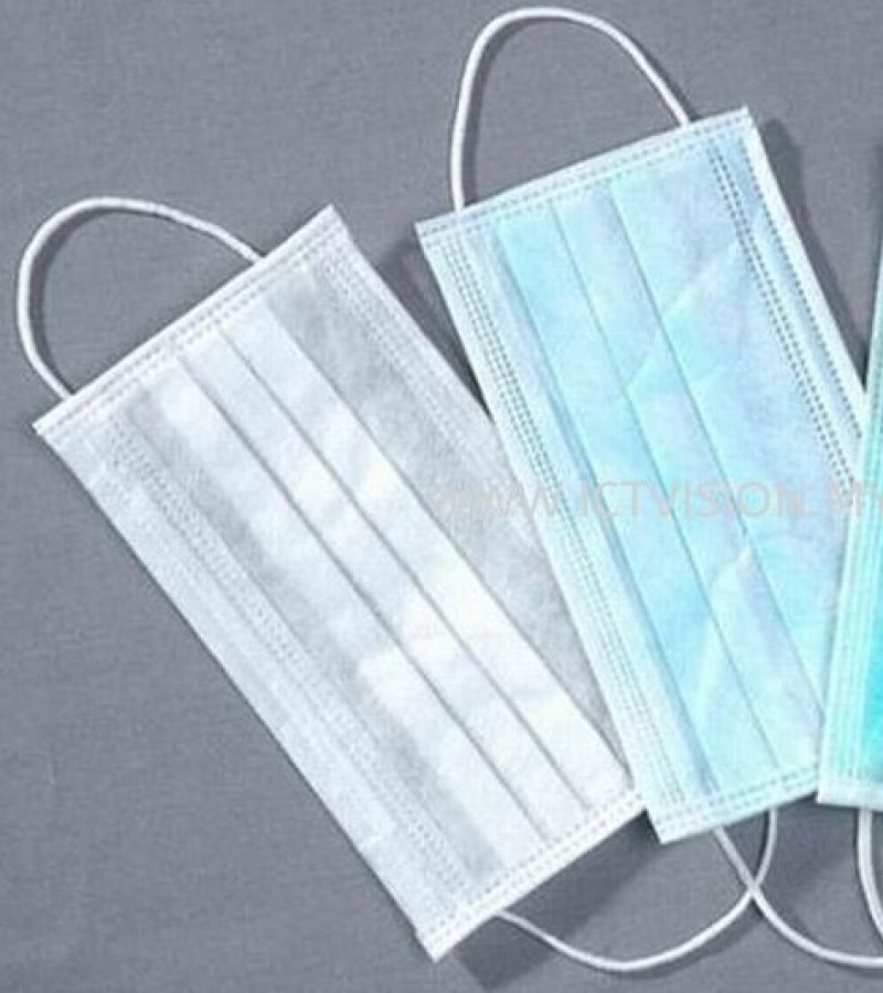 Surgical Face Masks 2 Ply - Pack of 50 Pcs