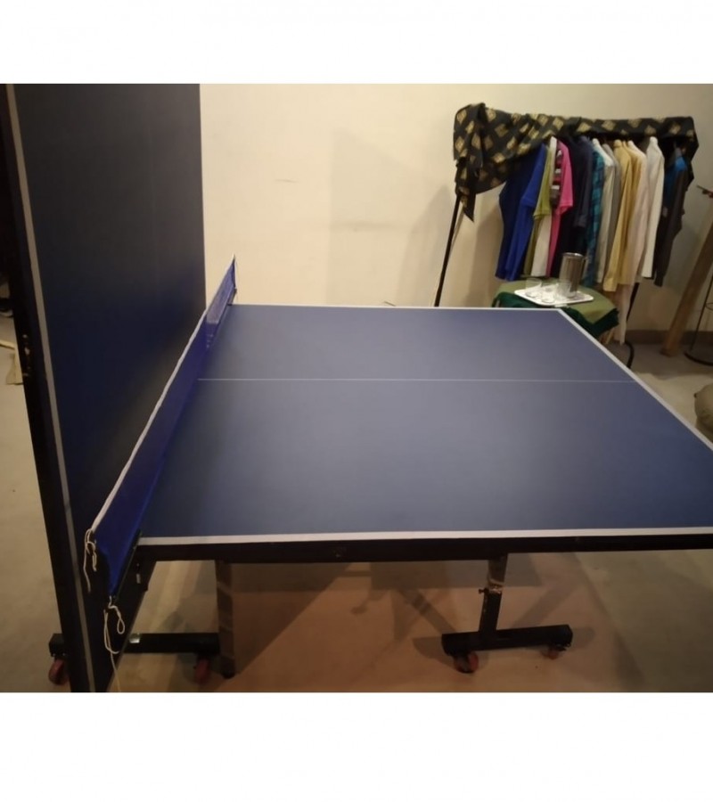 Table Tennis Table 8 Wheel Butterfly Style with Net Post