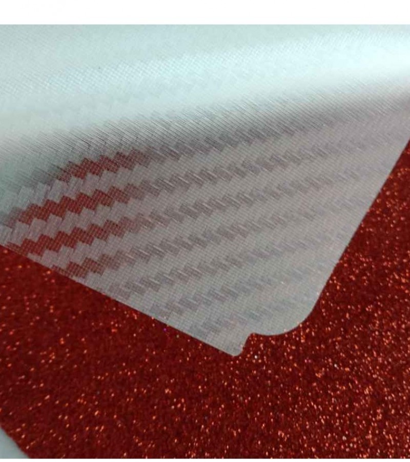 Tecno Pop 2F - Carbon fibre - Matte Mosaic Design - Back Skin - Back Protector - Sheet - 020