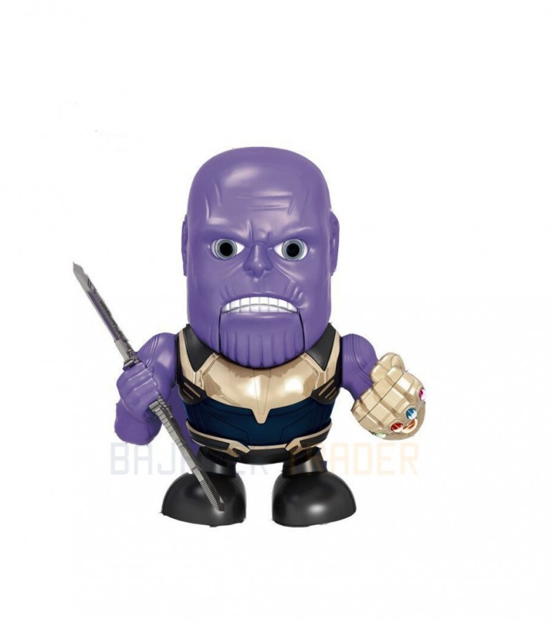Thanos Marvel Character Toy With Music & Light Dancing Action Figure Dance Robot