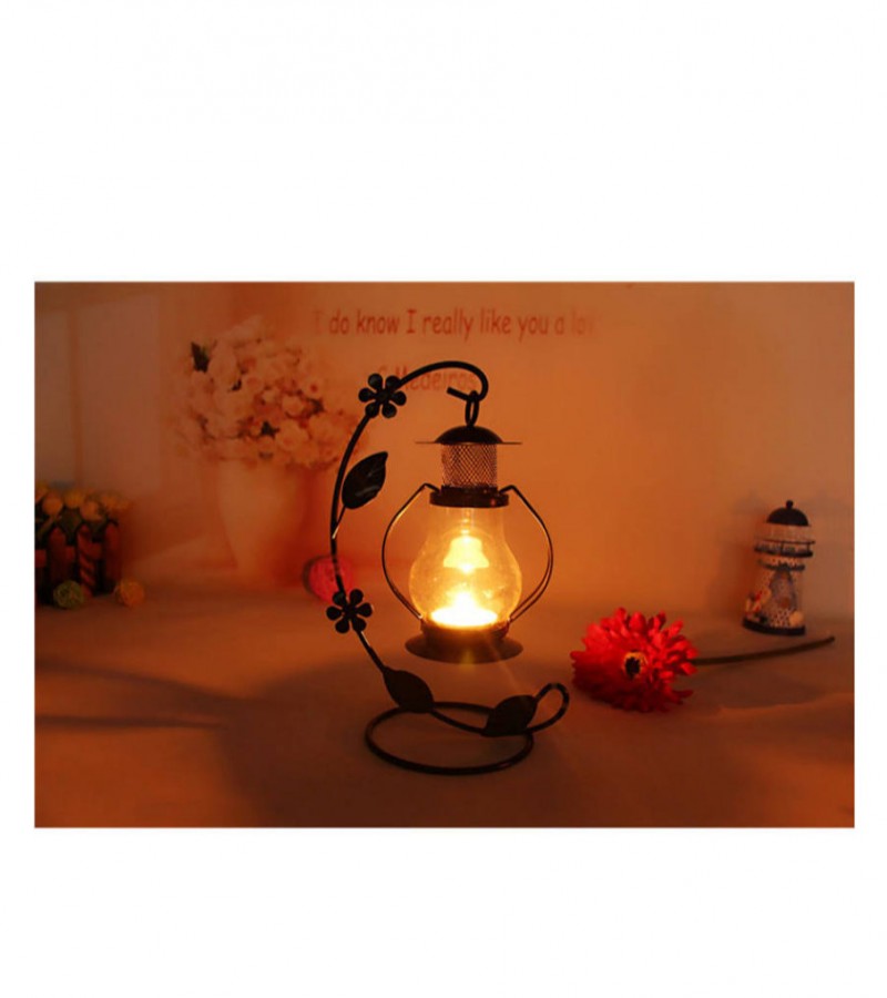 The Drawing Room-Home decoration decor hanging Lighten glass house metal candle holder