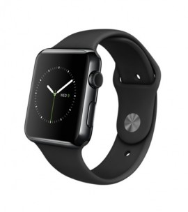 Apple Watch 42mm Black Stainless Steel Case Black Sport Band SmartWatch Sale price Buy online in Pakistan Farosh.pk