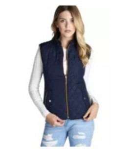 Ladies Blue Sleeveless Parachute Jacket for Women Sale price Buy online in Pakistan Farosh.pk