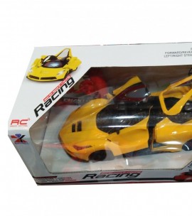 Remote control best sale yellow car