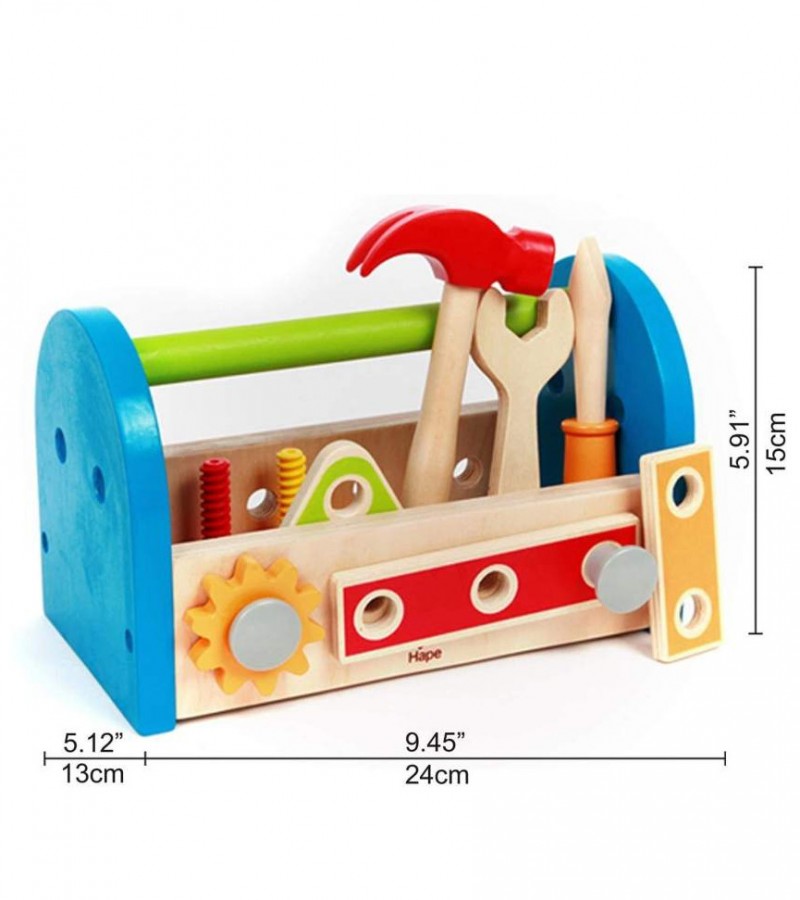 TOY Wooden Tool Box for Kids