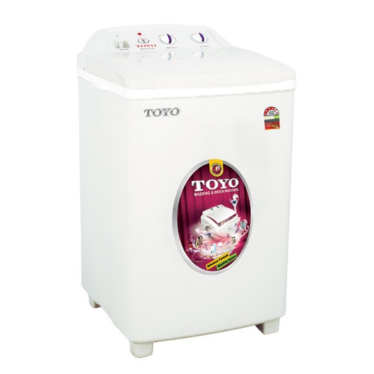 Toyo Single Tub Washing Machine Tw-676 - Capacity 10Kg