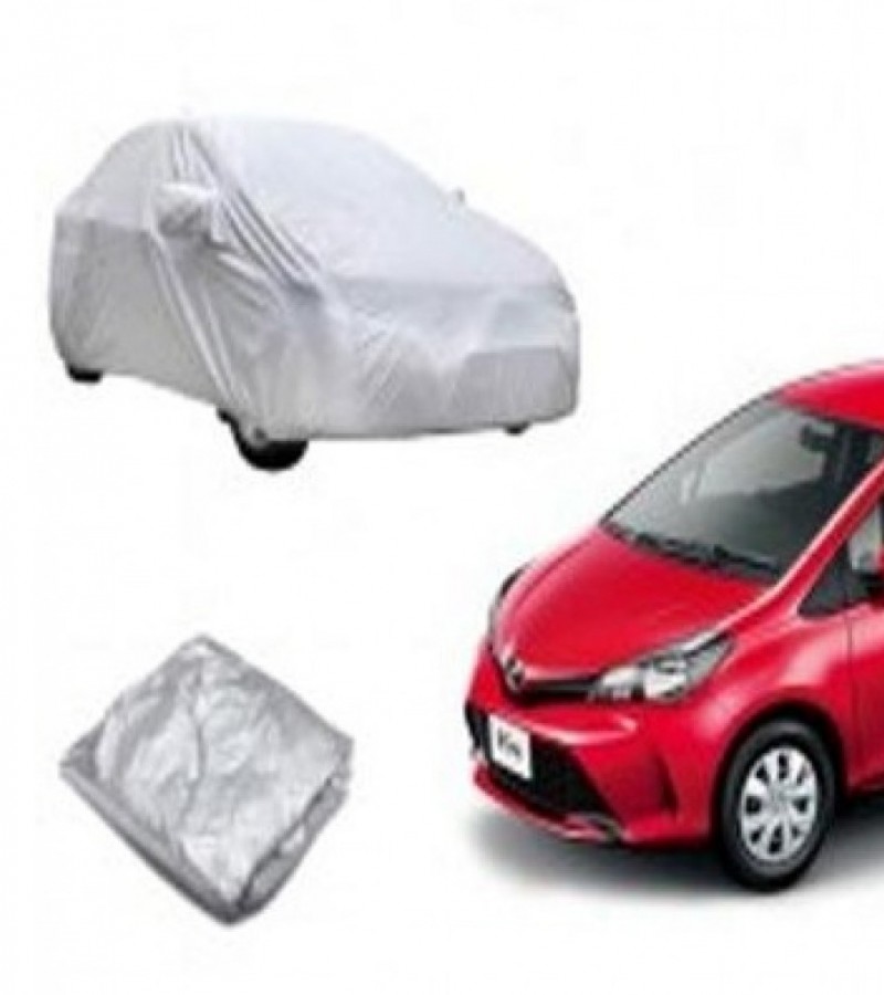 Toyota Car Top Cover - Water Proof & Scratch Proof - Vitz In Fleece