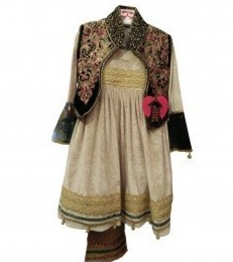 Traditional Sindhi Frock With Inner Tights For Girls - 1 To 7 Years