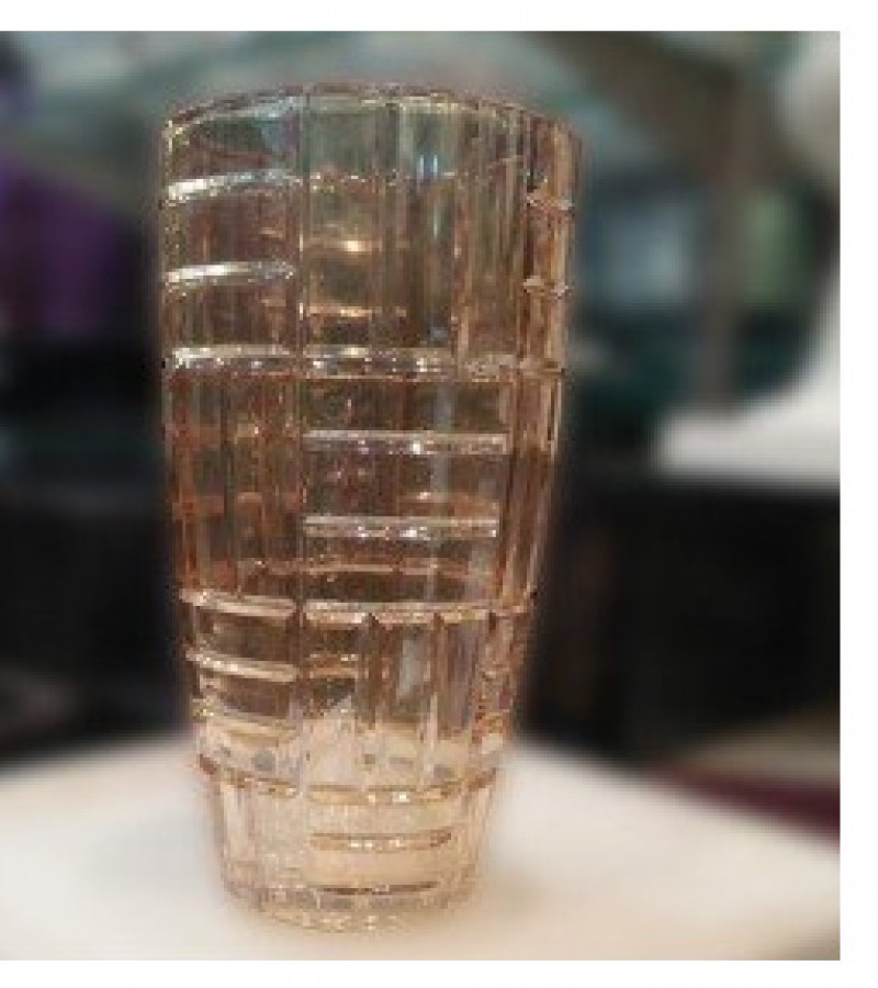 Transparent Glass Vase Guldaan For Office & Home Decoration