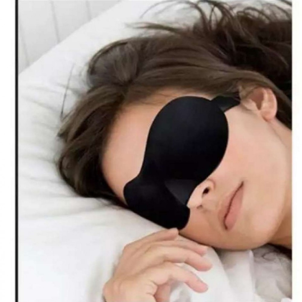 Traveler Sleeping Eye Mask -2 Pcs - Black