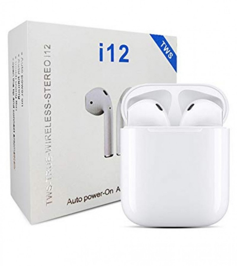 TWIN I12 With Sensors Touch And Window Wireless Earphone V5.0
