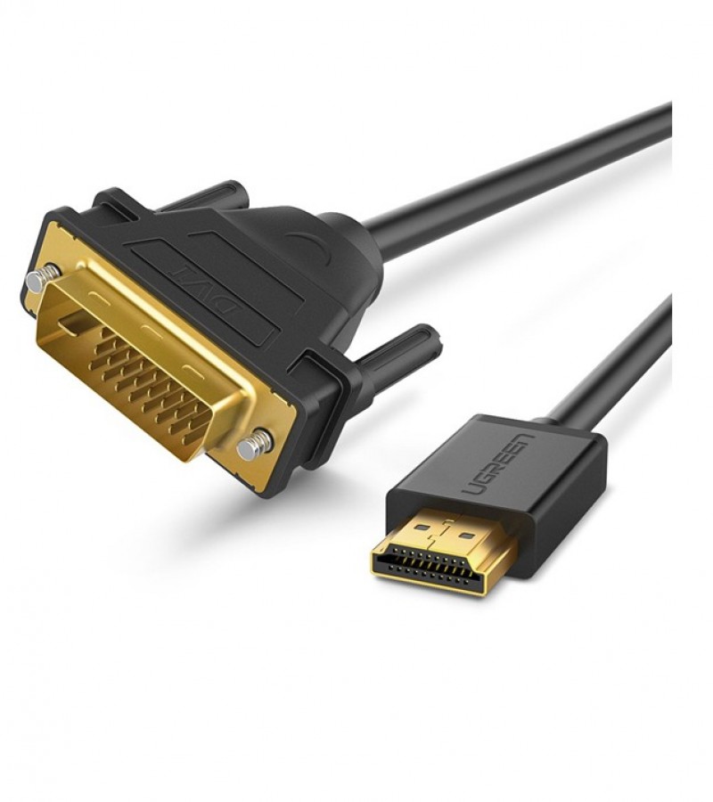 UGREEN 10137 HDMI To DVI ( 24+1) Cable Male To Male 5Meters