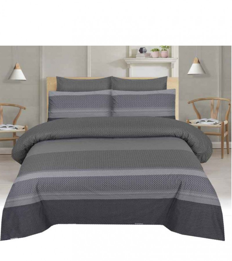Unique and Beautiful Soft Cotton Single Bed Sheet With One Pillow Cover