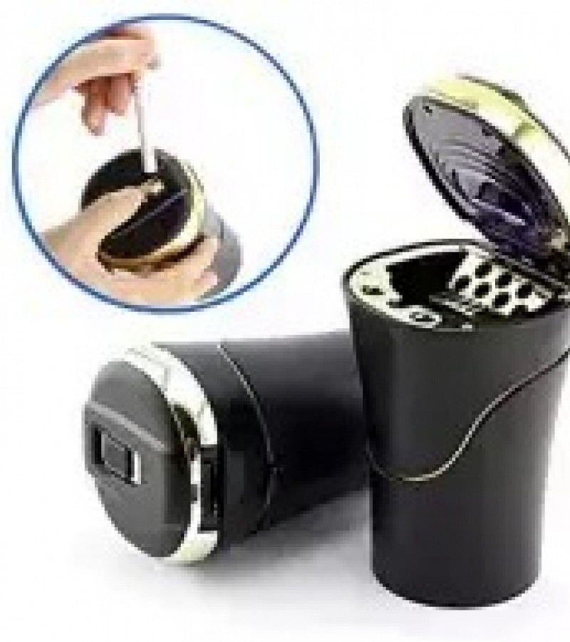 Universal Car Ashtray With Built-In Cigarette Lighter