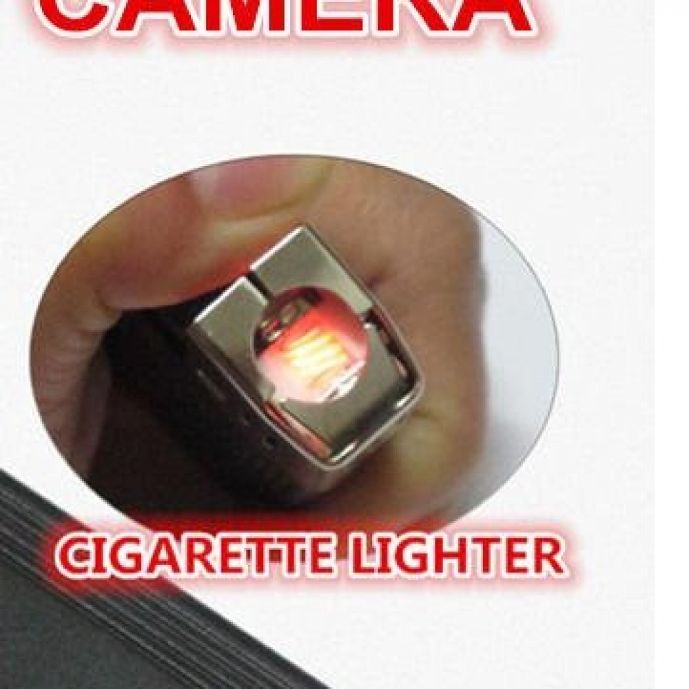 Universal Cigarette Lighter With Hidden Spy Camera & Flashlight - 1080P