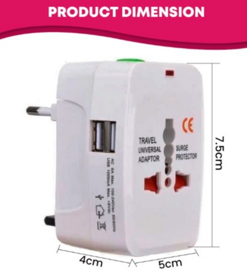 Universal Travel Power Adapter Electric Plug Power Socket Adapter International Travel Adapter