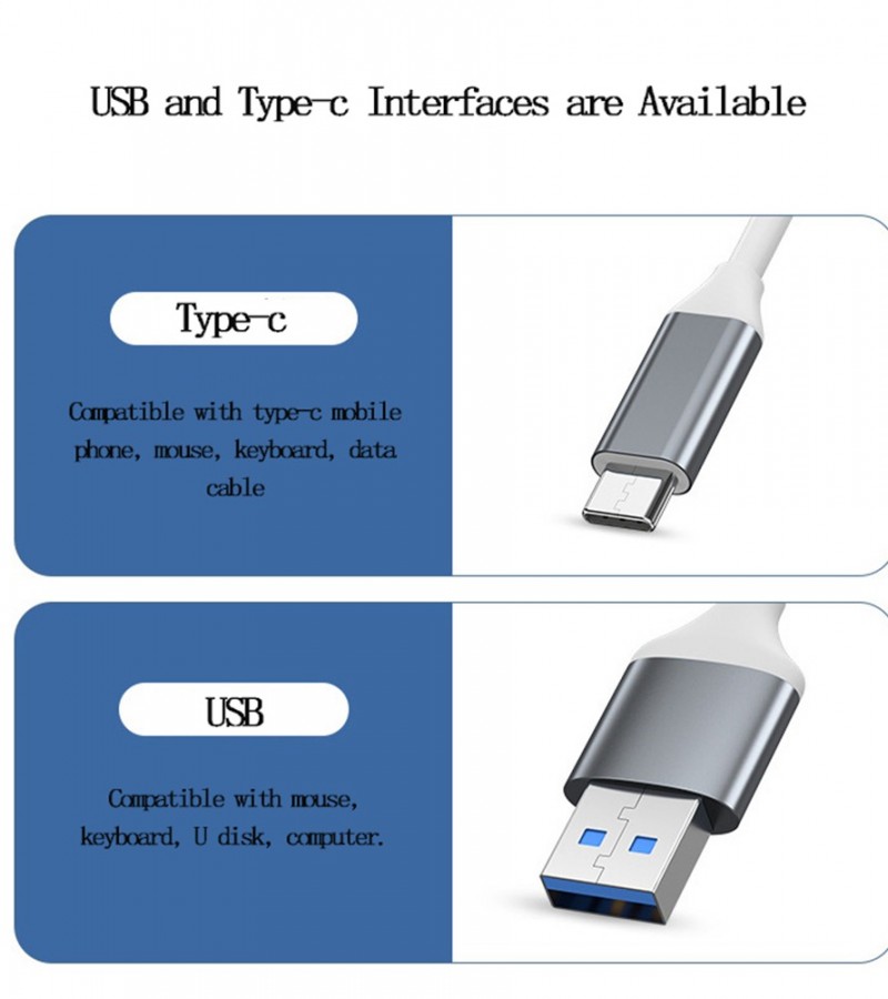USB C HUB 3.0 Type C 4 Port Multi Splitter Adapter For laptop Phone Tablet & Computer
