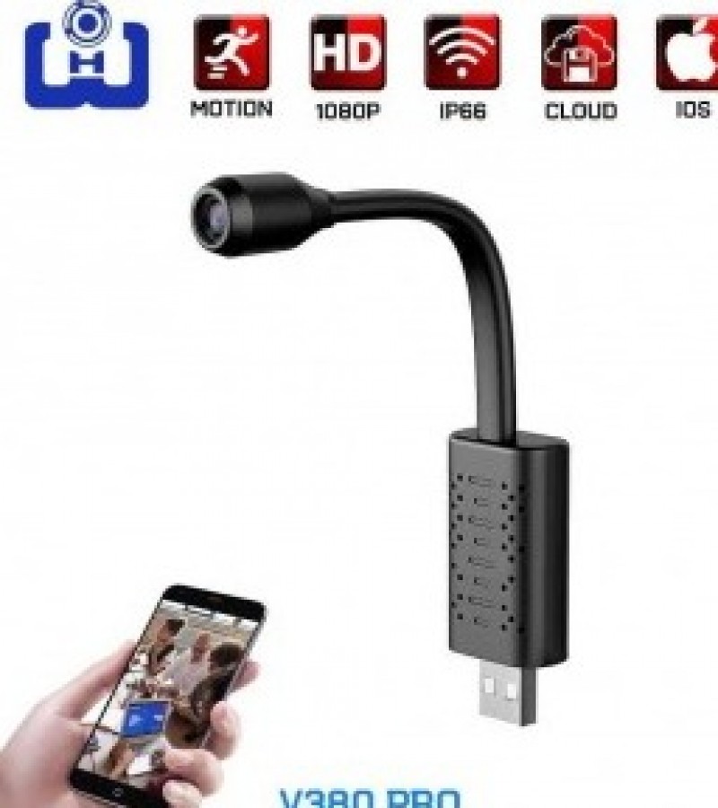 USB Mini Wifi Camera App V380 Pro HD 1080p 2MP