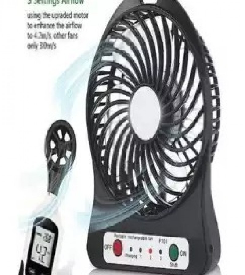 Usb Portable Fan Mini Rechargeable -