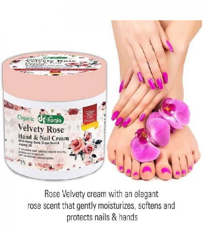 velvety rose hand and nail cream