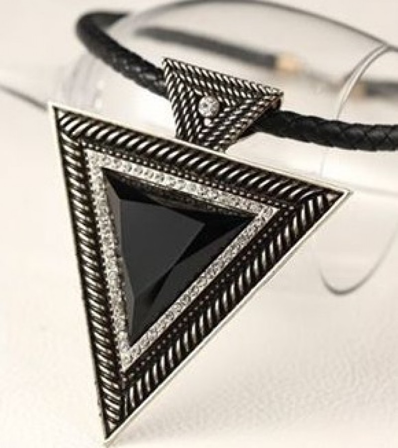 Vintage Triangle Pendant