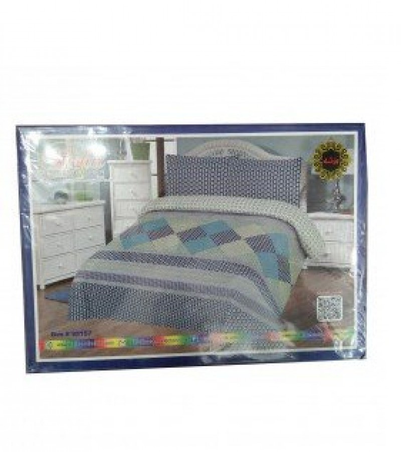 Virsa Double Bed Sheet Des-95157 With 2 Pillow Covers