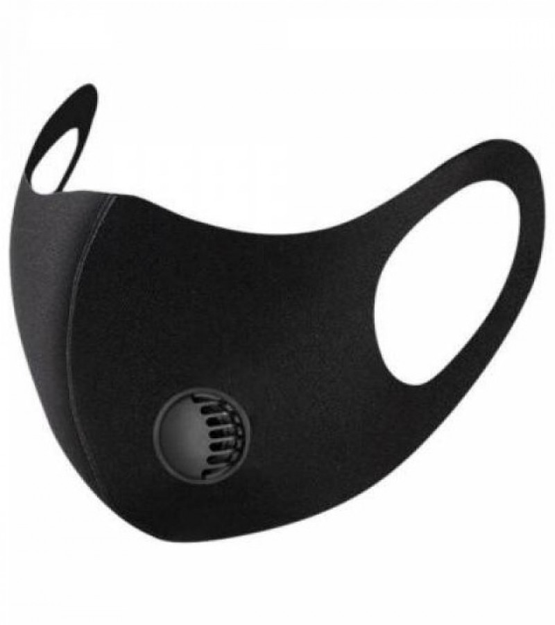 Washable Black Ninja Mask For Males & Females Adult Size