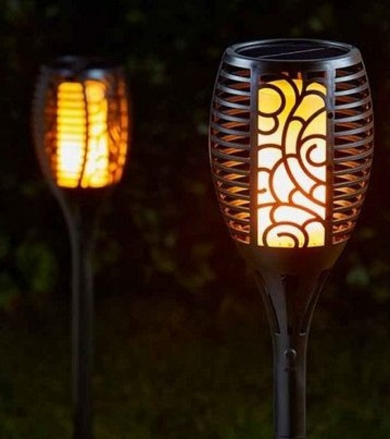 Imported Waterproof Outdoor Solar Garden Light with Flame Flickering effect