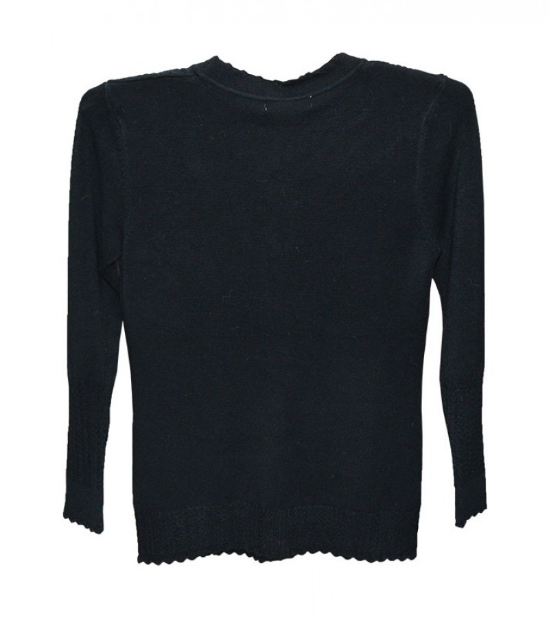 WC2026	Black Full Sleeve Sweater