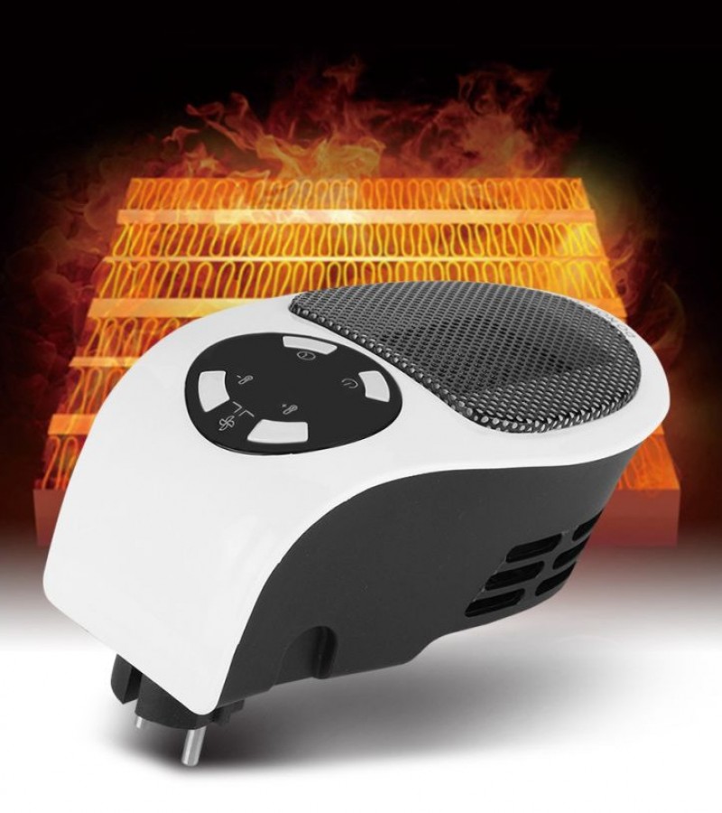 White 500W Portable Electric Mini Heater Fan Handy Winter Air Warmer 110-220V