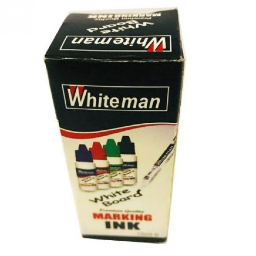 White Man White Board Marker Refill Ink - 1Pcs Black