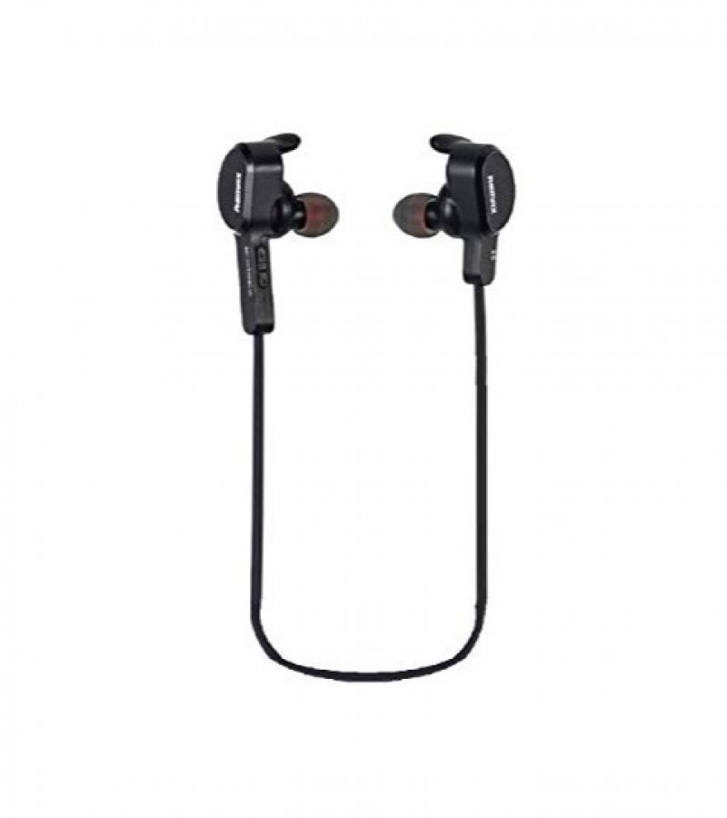 Wireless Bluetooth 4.1 Magnetic Adsorption Sweat proof Sports Lock Ear Shape Headset - Black  BHS147