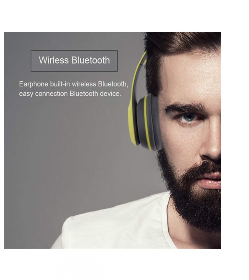 Wireless Headphones,P47 Bluetooth Headphones Wireless Stereo Headset with Microphone  BHS114