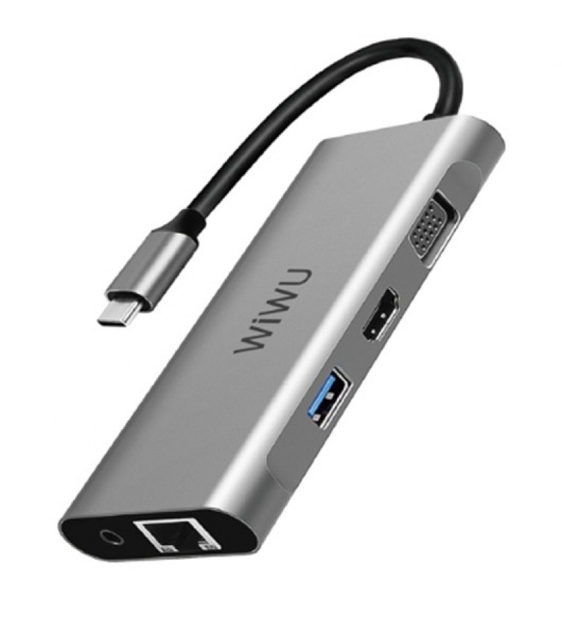 WIWU A11 11 In 1 Multi USB 3.0 Hub For MacBook Pro USB Adapter Dock Charging Type-C Hub HDMI