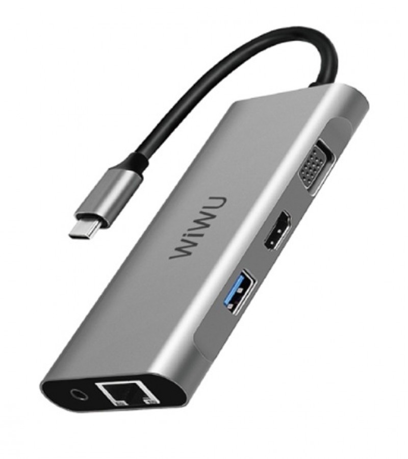 WIWU A11312H 11 In 1 Multi USB 3.0 Hub For MacBook Pro USB Adapter Dock Charging Type-C
