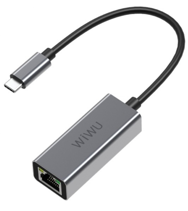 WiWU Alpha RJ45 USB-C / Type-C To RJ45 HUB Adapter