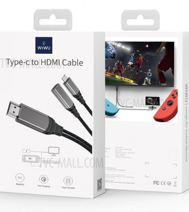 WIWU X10 Type-C To HDMI Multi-Function Data Cable
