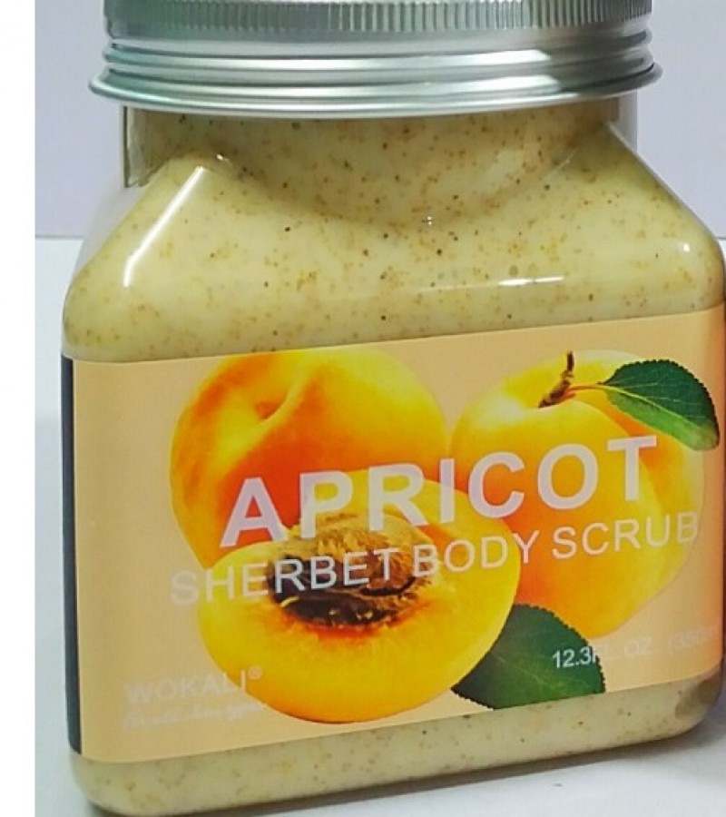 Wokali Apricot Sherbet Body Scrub -350ml