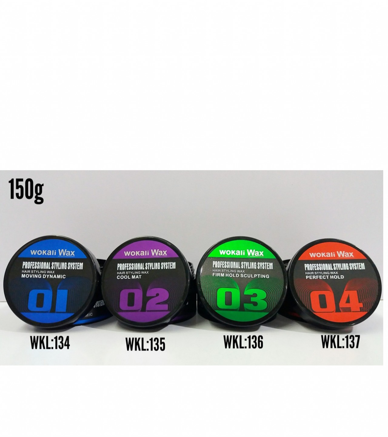 Wokali Hair Styling Wax Perfect Hold 04 Professional Styling System 150 g