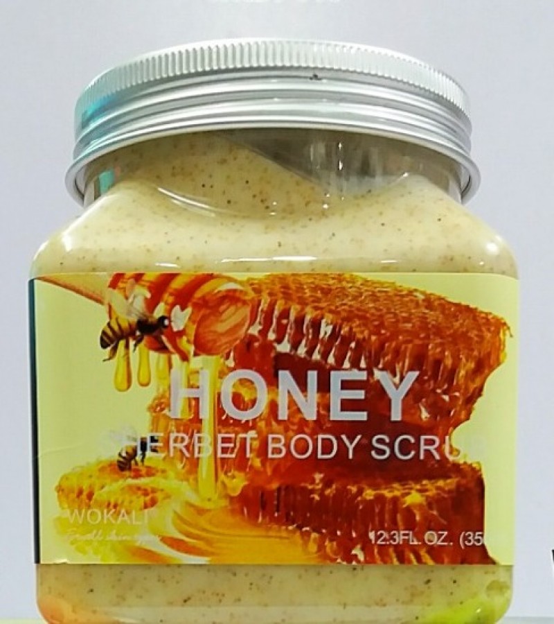 Wokali Sherbet Body Scrub - Honey - 350ml