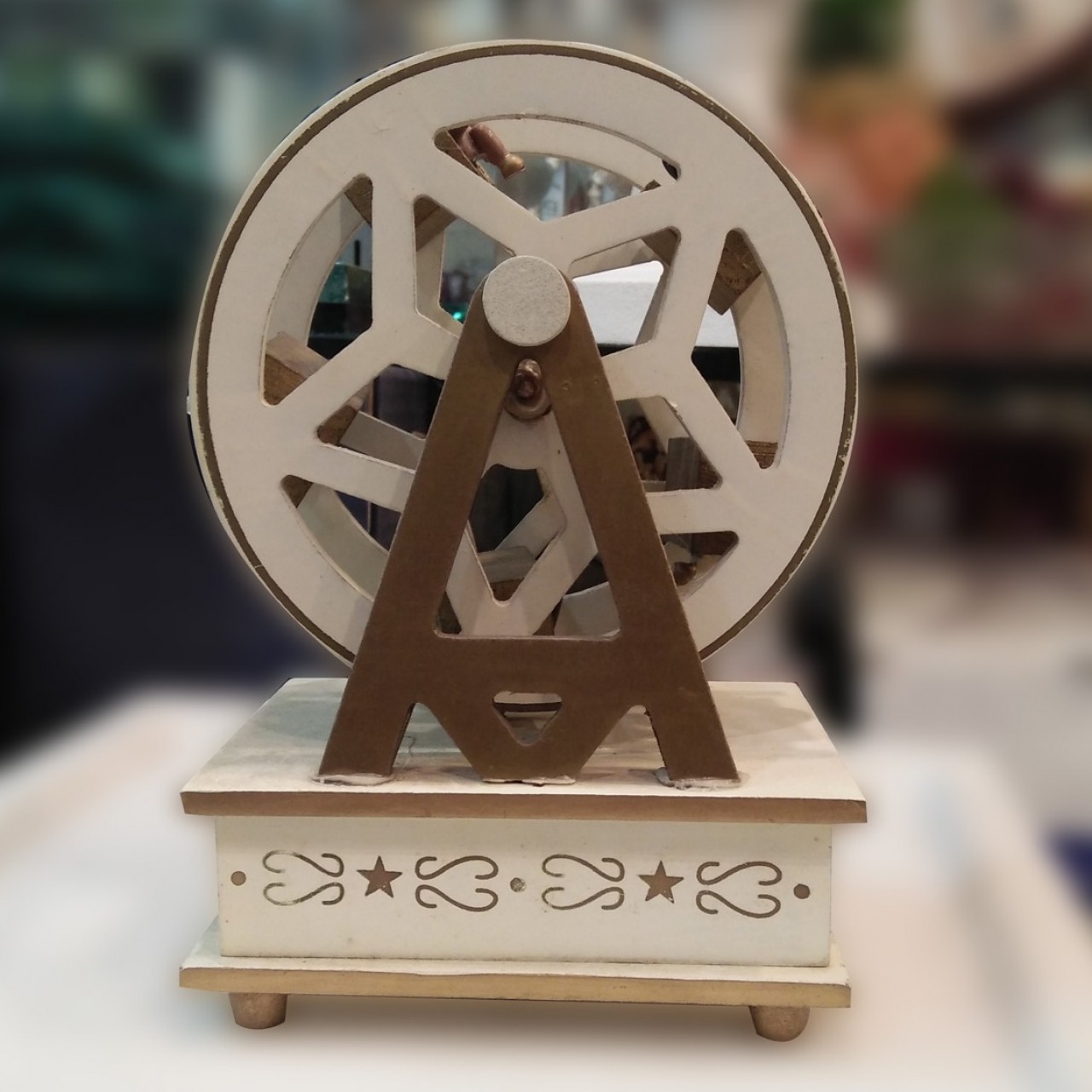 Wooden Ferris Wheel For Home & Office Decoration