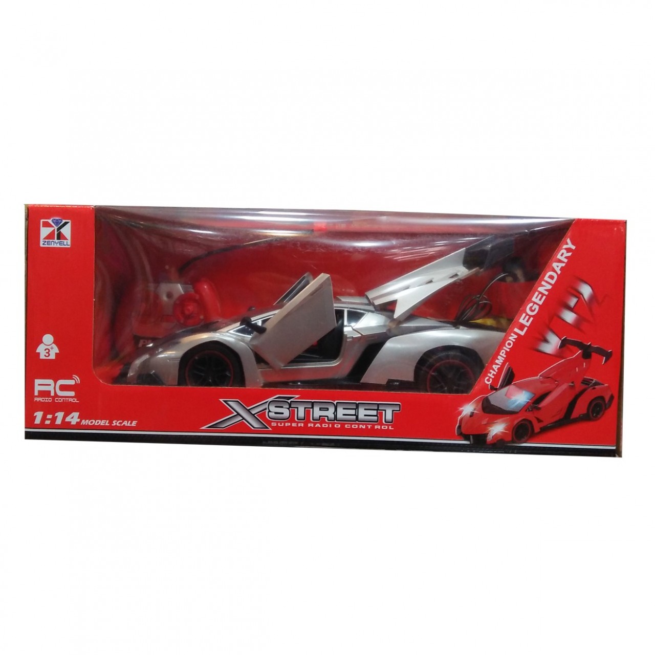 X Street Super Radio Control Kids Car For 3+ Ages - Silver -