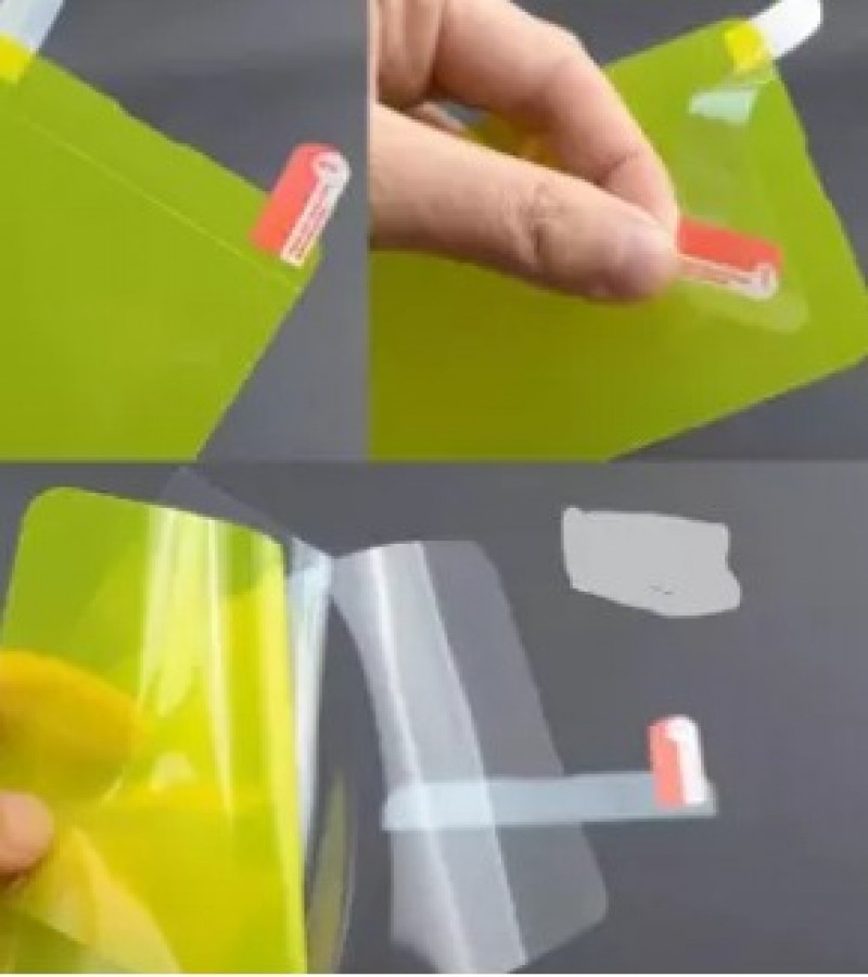 Xiaomi MI 10T Hydro gel Film Jelly skin Crystal Clear Transparent Back Skin- Back Protector / Sheet