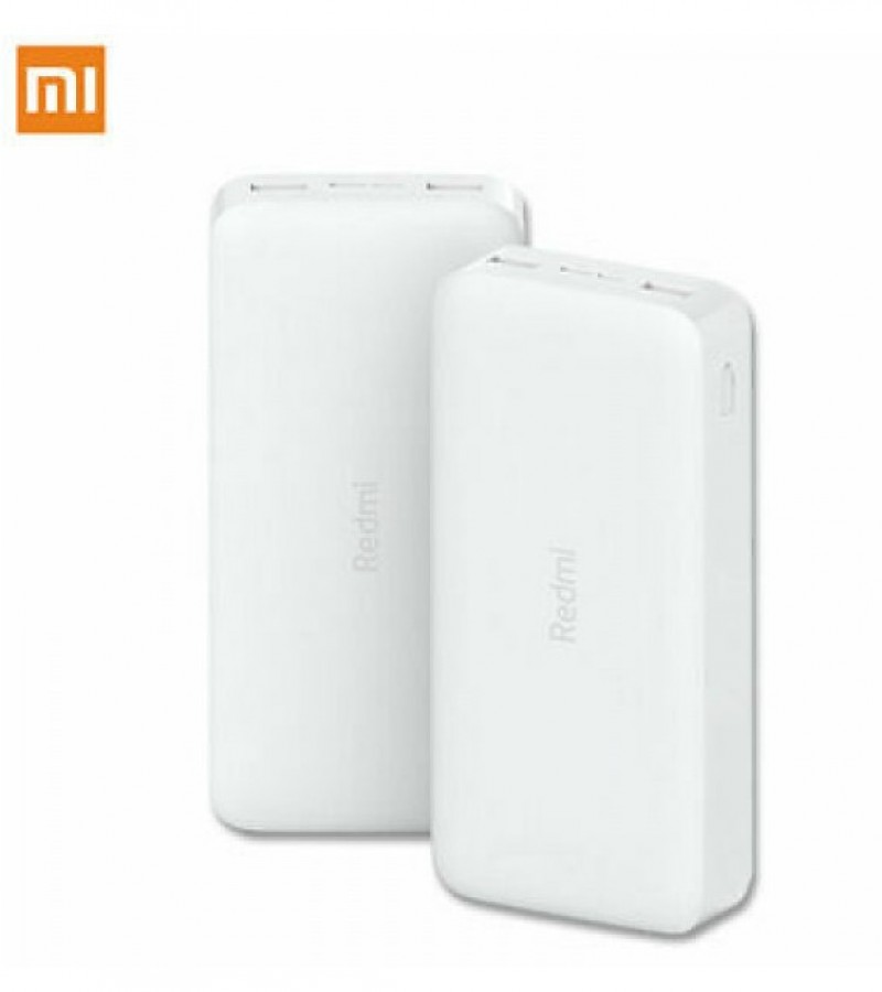 Xiaomi Redmi 20000mAh 2 USB Portable Battery Power Bank Fast Charge Type C