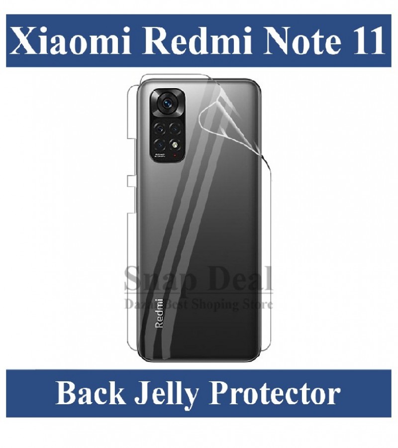 Xiaomi Redmi Note 11 Back Clear Jelly Protector Sheet Hydrogel Protector For Xiaomi Redmi Note 11