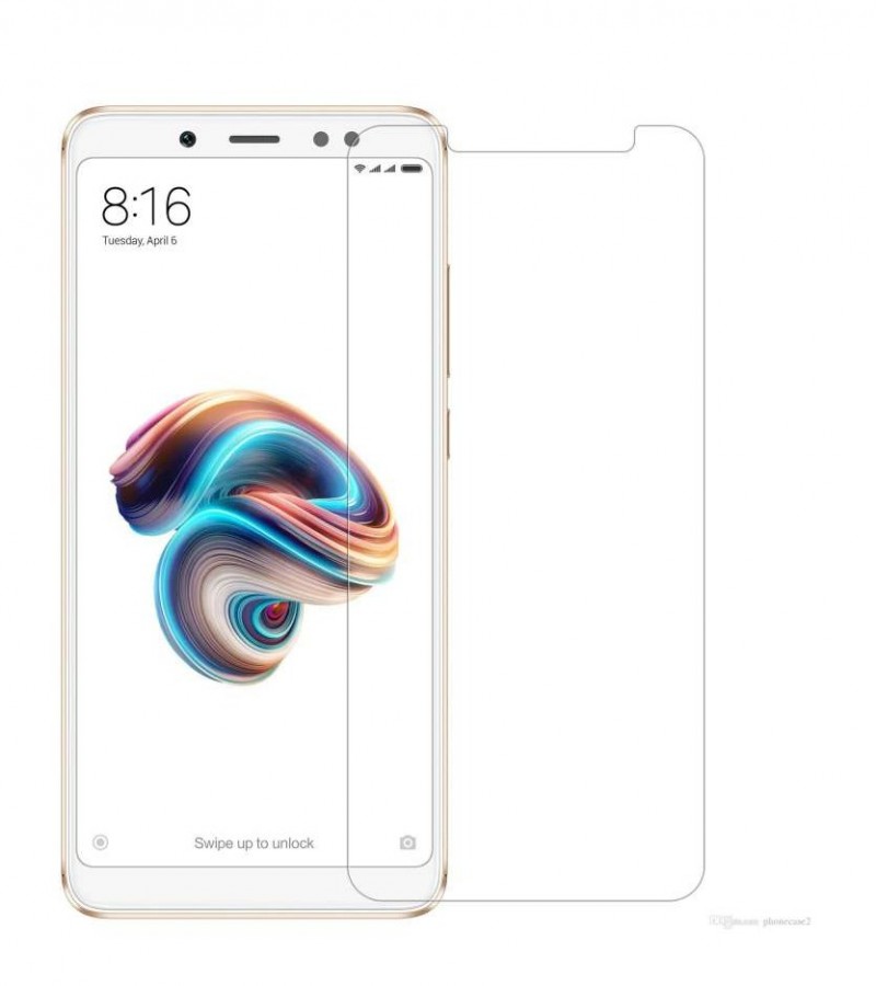 Xiaomi Redmi Note 5 Pro - 2.5D Plain & Polished - Protective Tempered Glass
